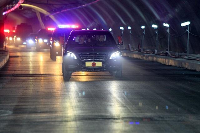 Avrasya Tüneli’nden otomobille ilk seyahati Cumhurbaşkanı Recep Tayyip Erdoğan gerçekleştirdi