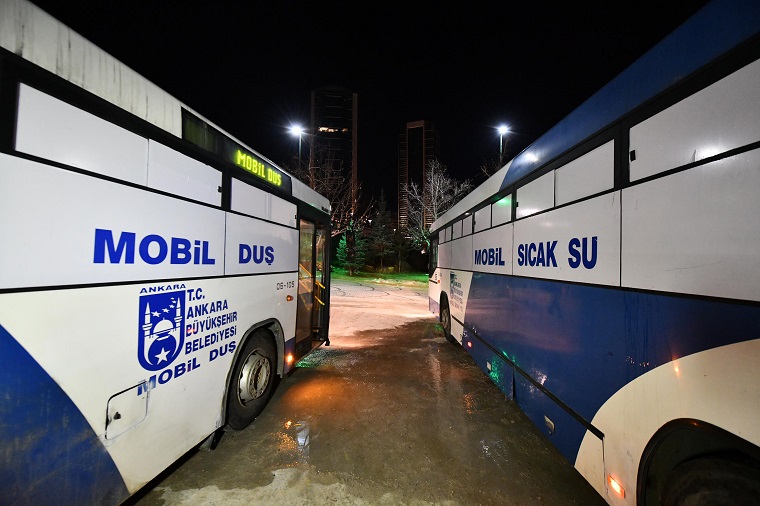 Ankara Büyükşehir Belediyesi, Kahramanmaraş’a 100 Kişi Kapasiteli Duş Alanı Kuruyor