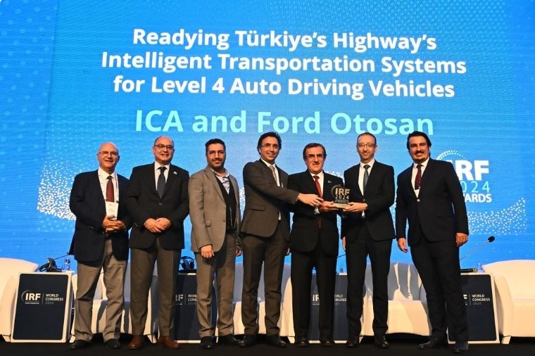 ICA, IRF Kongresi’nde “Trafik Yönetimi ve Akıllı Ulaşım Sistemleri” Kategorisinde Ödüle Layık Görüldü
