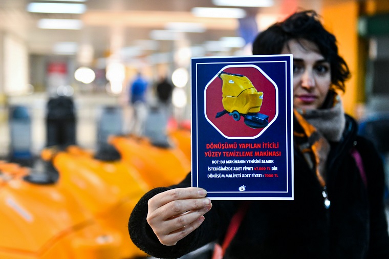 Ankara Büyükşehir Belediyesi, 30 Temizlik Makinesine Yeni Fonksiyonlar Kazandırarak 4 Milyon TL Tasarruf Etti