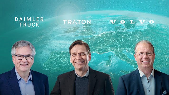 Daimler Truck, Traton Group ve Volvo Group’tan Avrupa’da Şarj Ağı Kurmak için İşbirliği
