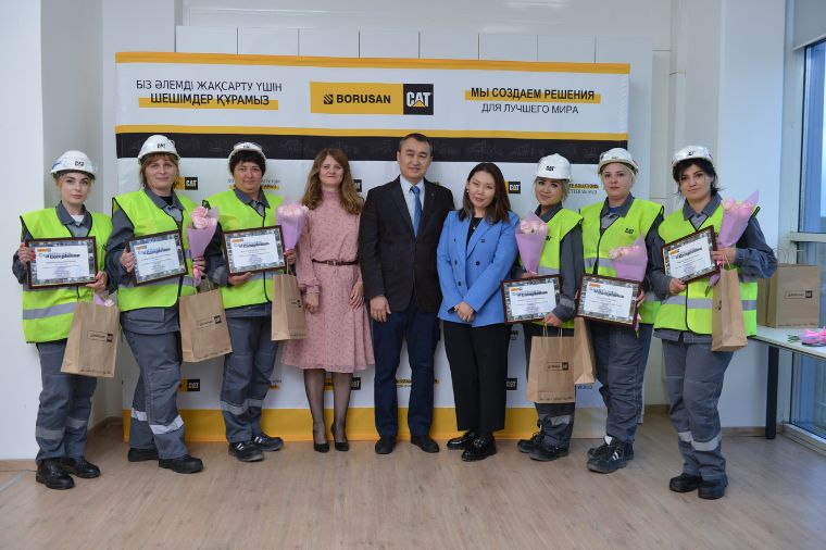 Borusan Cat ve Altynalmas, İş Sahalarında Kadın İstihdamını Artırıyor