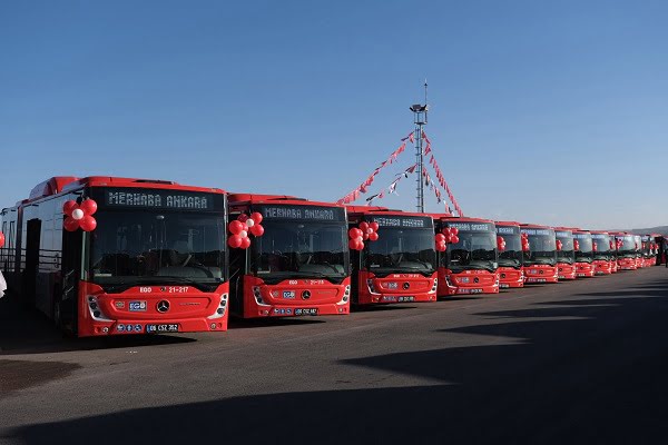 Ankara Büyükşehir Belediyesi, Mercedes-Benz Conecto Otobüslerini Teslim Almaya Başladı